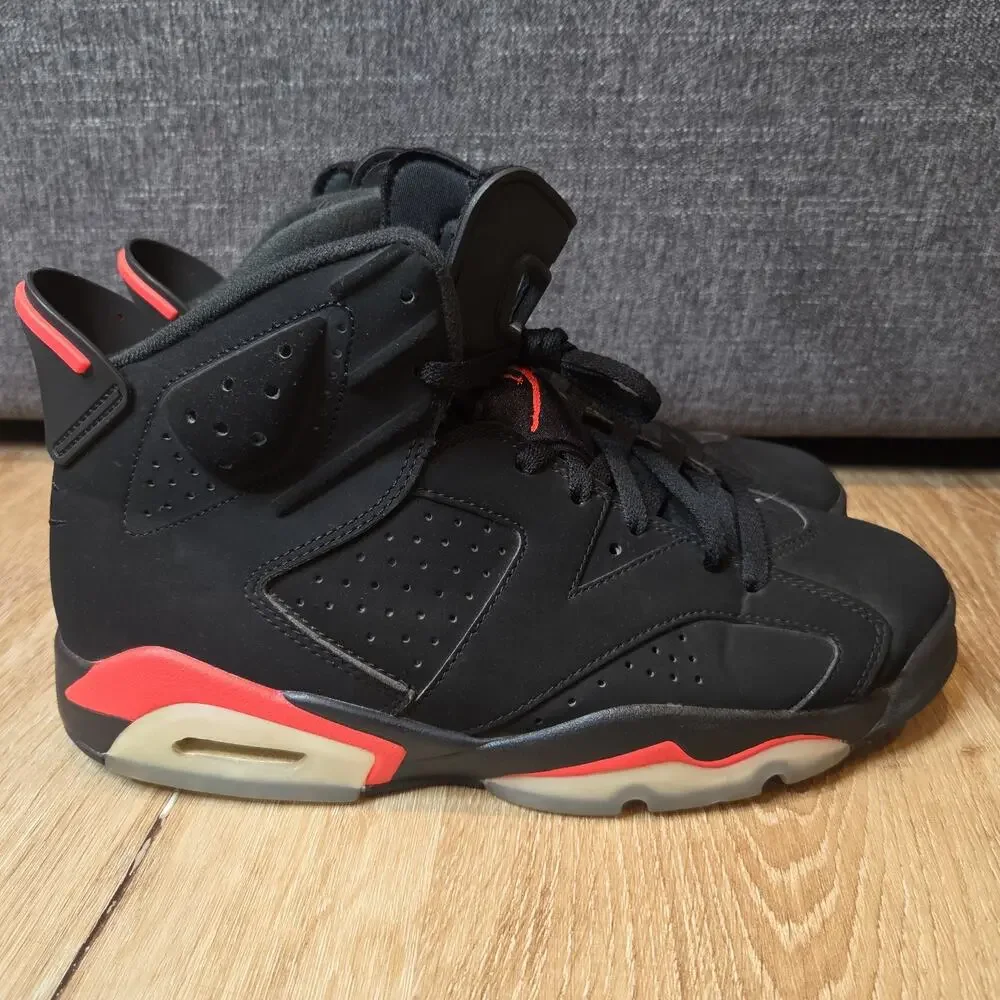 Nike Air Jordan 6 Retro Black Infrared 2019 Size 10 384664-060 No Box Ships Fast